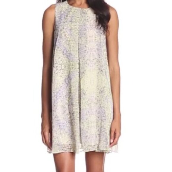 BCBG Generation Cotton Candy Pleated Mini Dress Size Small - Picture 1 of 7
